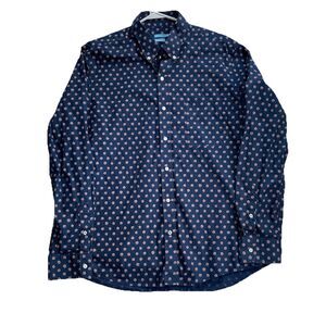 J. McLaughlin Women’s Button Up Long Sleeve Shirt Size Large Floral 100% Cotton